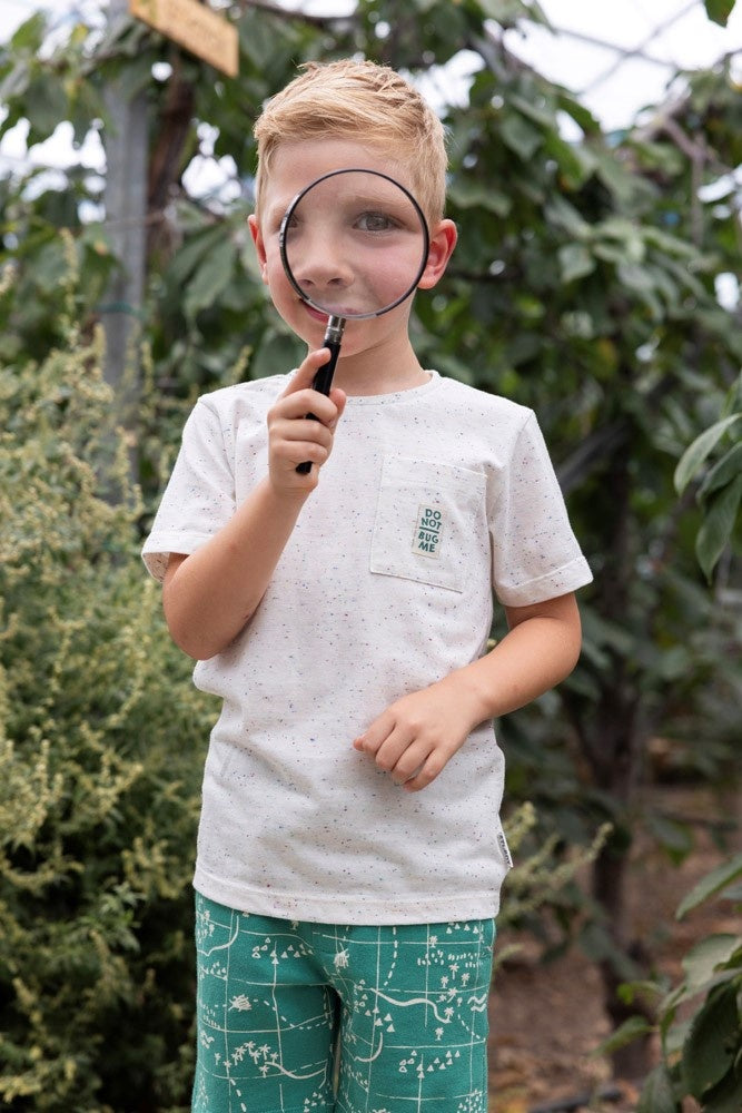 T - shirt Offwhite melange - Explore More