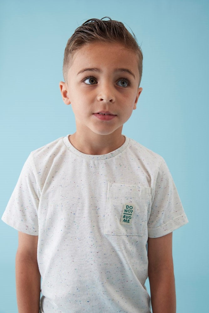 T - shirt Offwhite melange - Explore More