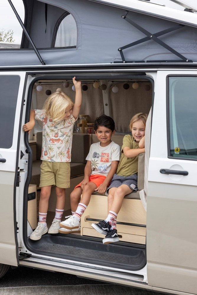 T - shirt met knopen Groen - Happy Rio