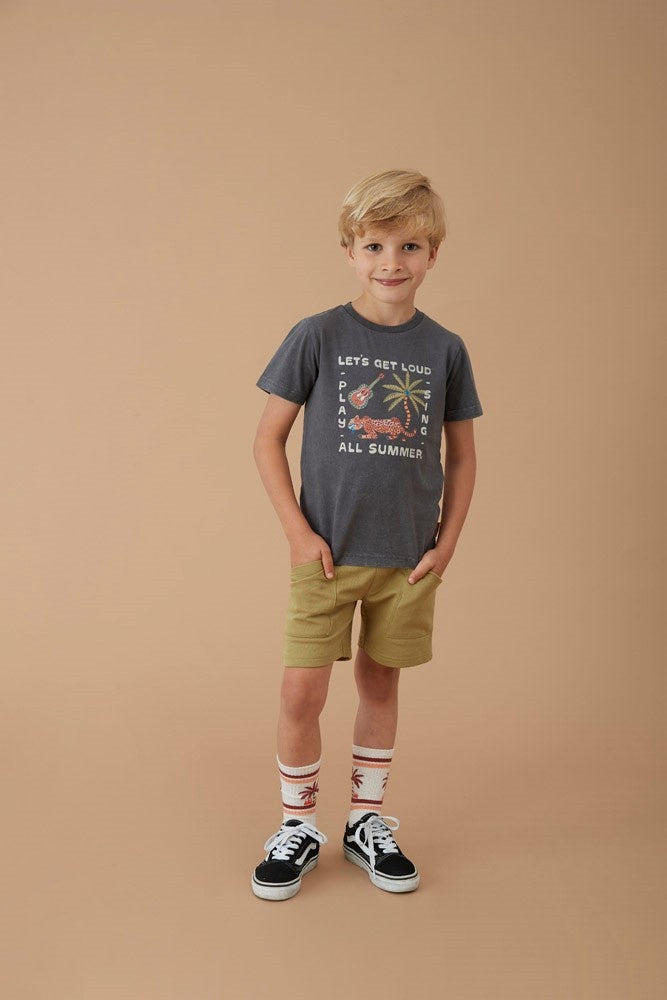 T - shirt Antraciet - Happy Rio