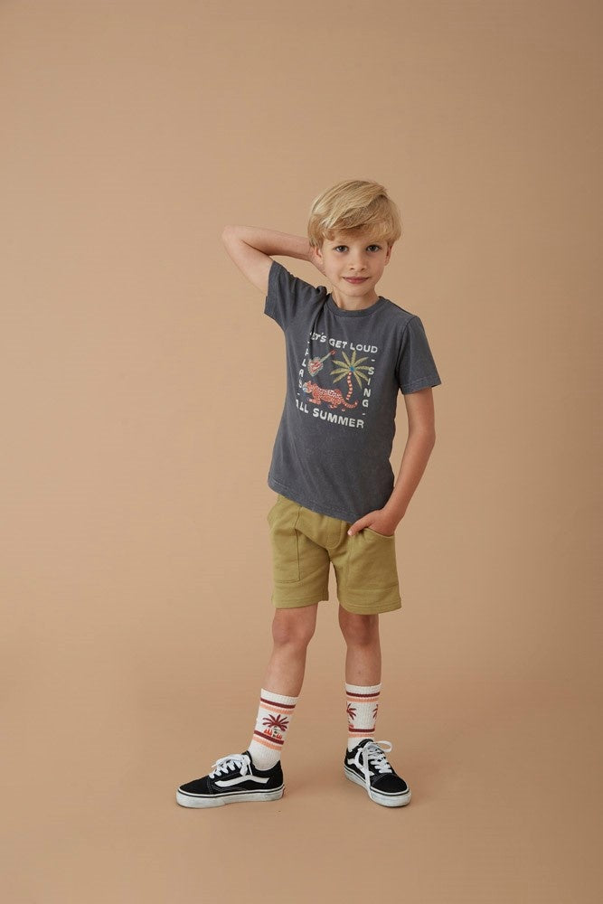 T - shirt Antraciet - Happy Rio