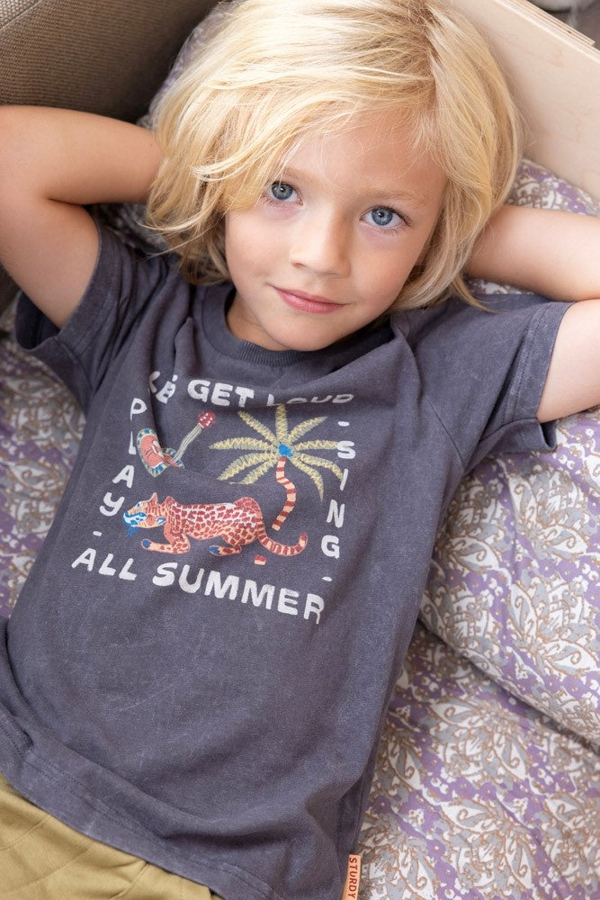 T - shirt Antraciet - Happy Rio