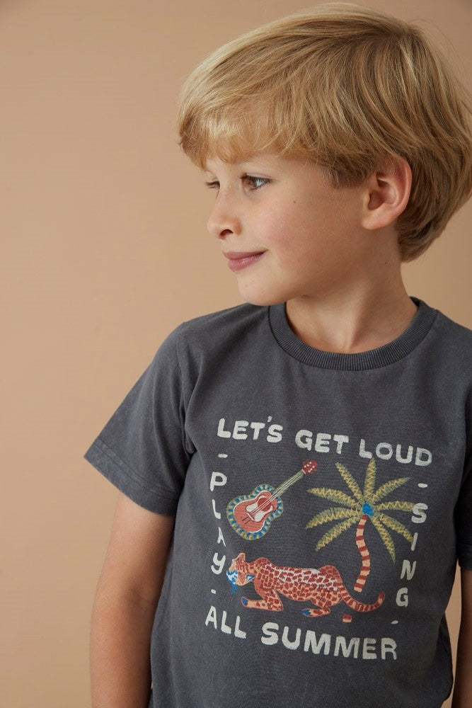 T - shirt Antraciet - Happy Rio