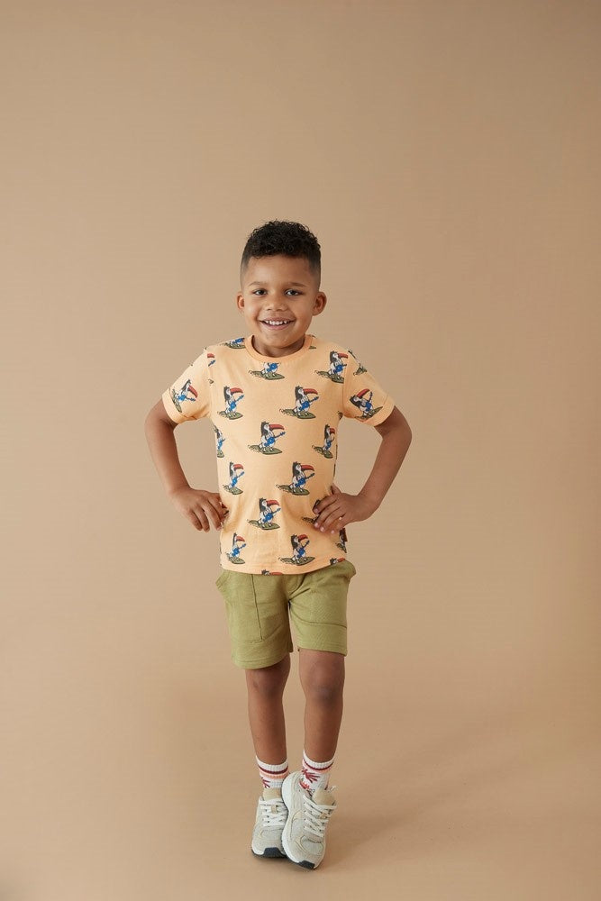 T - shirt Perzik - Happy Rio