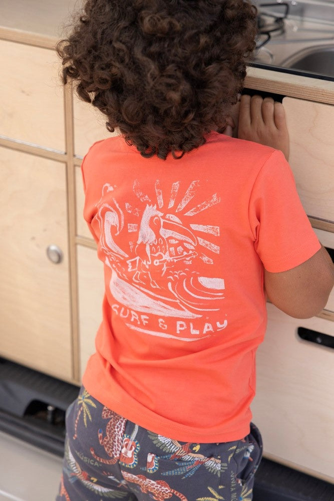 T - shirt Koraal - Happy Rio