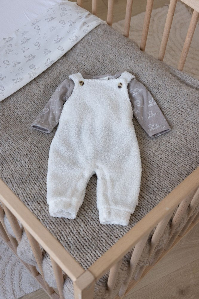 Teddy tuinbroek Offwhite - The Neutrals