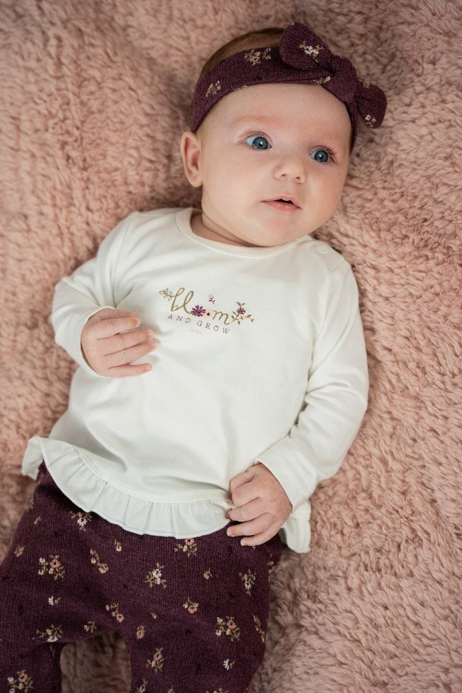 Longsleeve Offwhite - Blooming Meadow