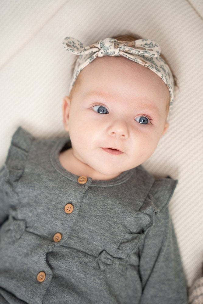 Jurk ruches Grijs melange - Stay Magical