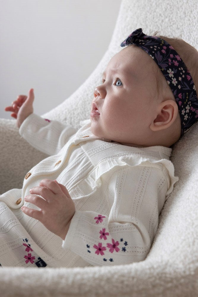 Haarband Marine - Midnight Flowers