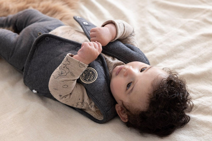 Langarmshirt Taupe melange - Camp Wilderness