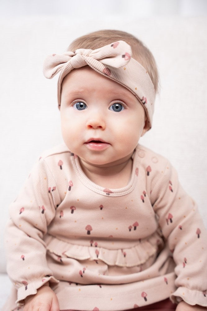 Jurk rib Zand - Grow Your Own Way