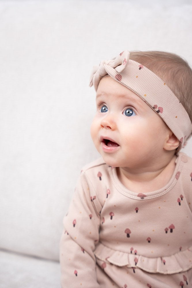 Jurk rib Zand - Grow Your Own Way