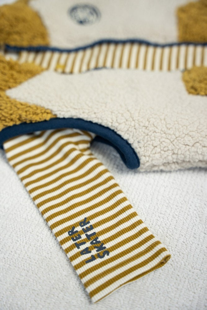 Teddy gilet Offwhite - Keep Rolling