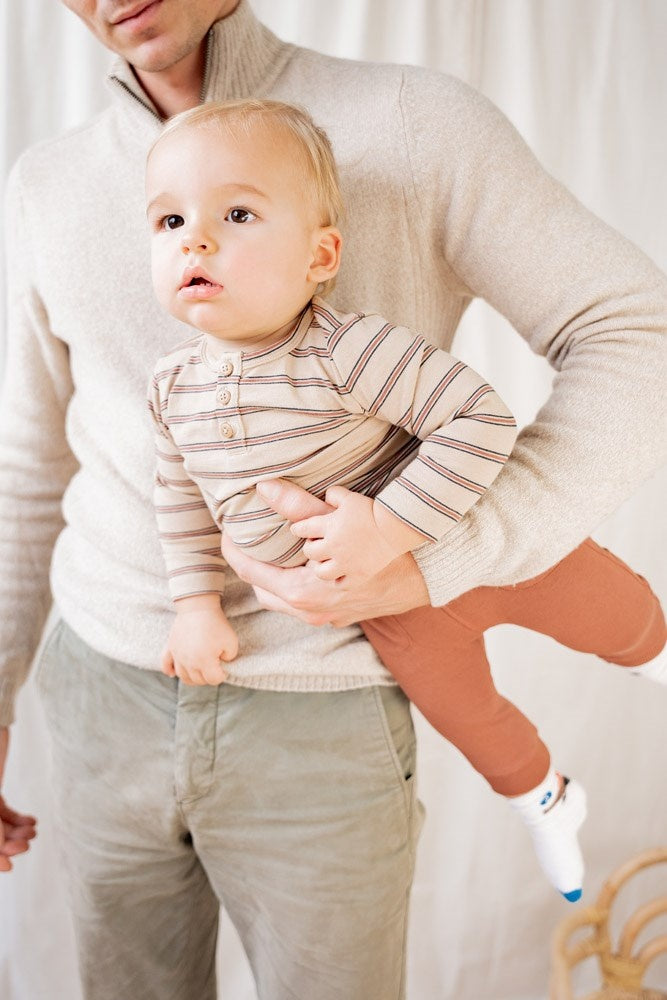 Longsleeve streep Zand - Go Fetch