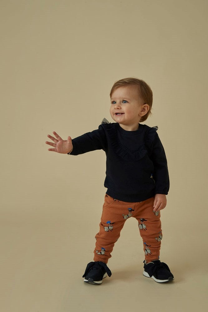 Sweater ruches Marine - Amour Toujours