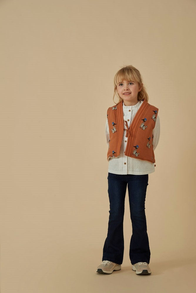 Omkeerbaar Gilet Teddy / Camel - Amour Toujours