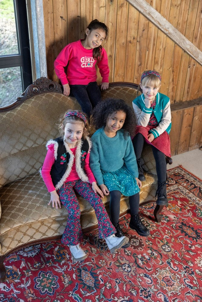 Pailetten rok Teal - Girls Club