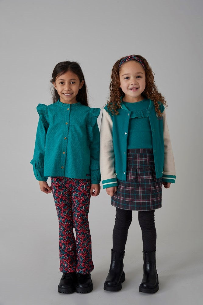 Geruite rok Antraciet - Girls Club