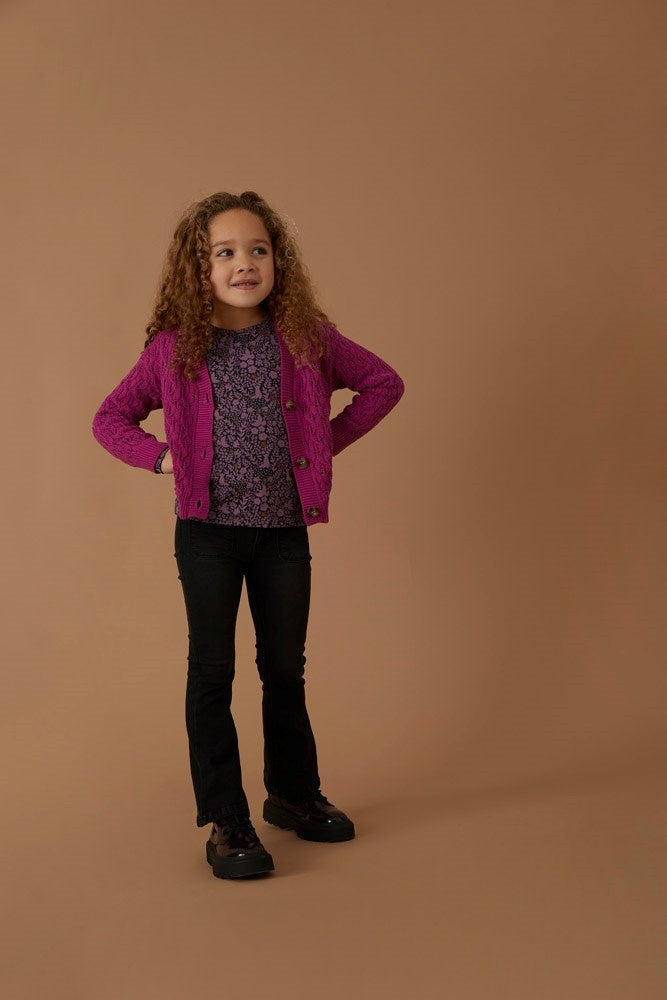 Longsleeve Antraciet - Forest Fancy