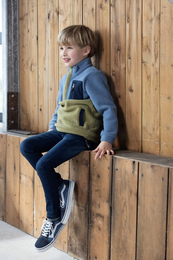 Sweater fleece Blauw - Coastal Cool