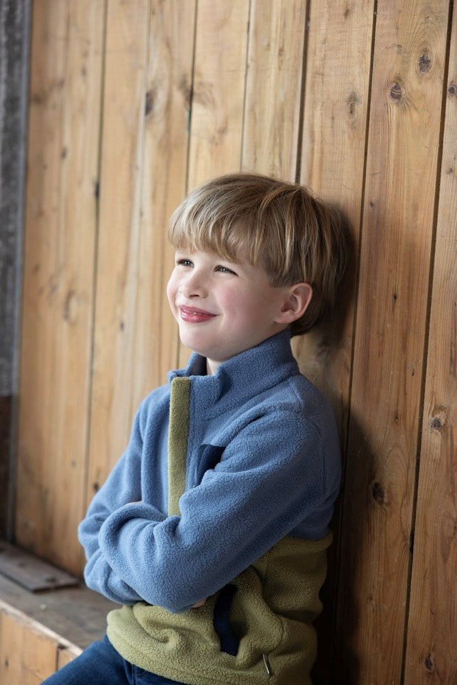 Sweater fleece Blauw - Coastal Cool