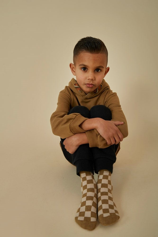 Hoody Olijf - Jump For Joy