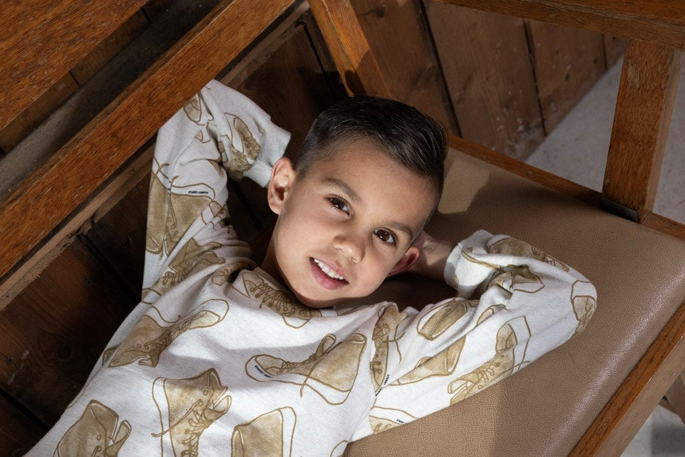 Sweater Offwhite melange - Jump For Joy