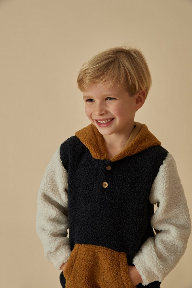 Teddy hoody Antraciet - Jump For Joy