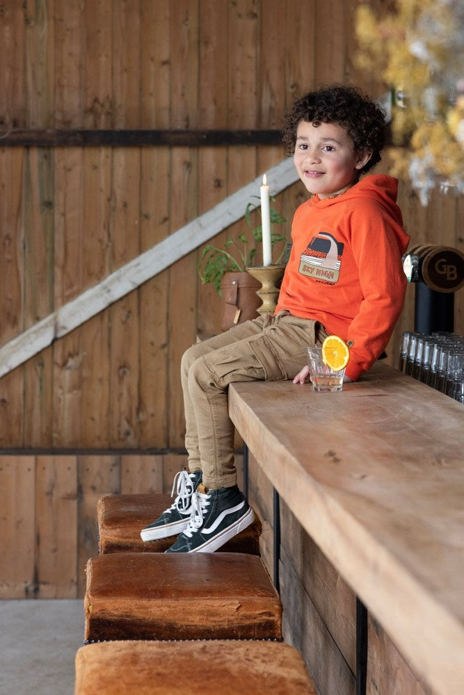 Hoody Oranje - Jump For Joy