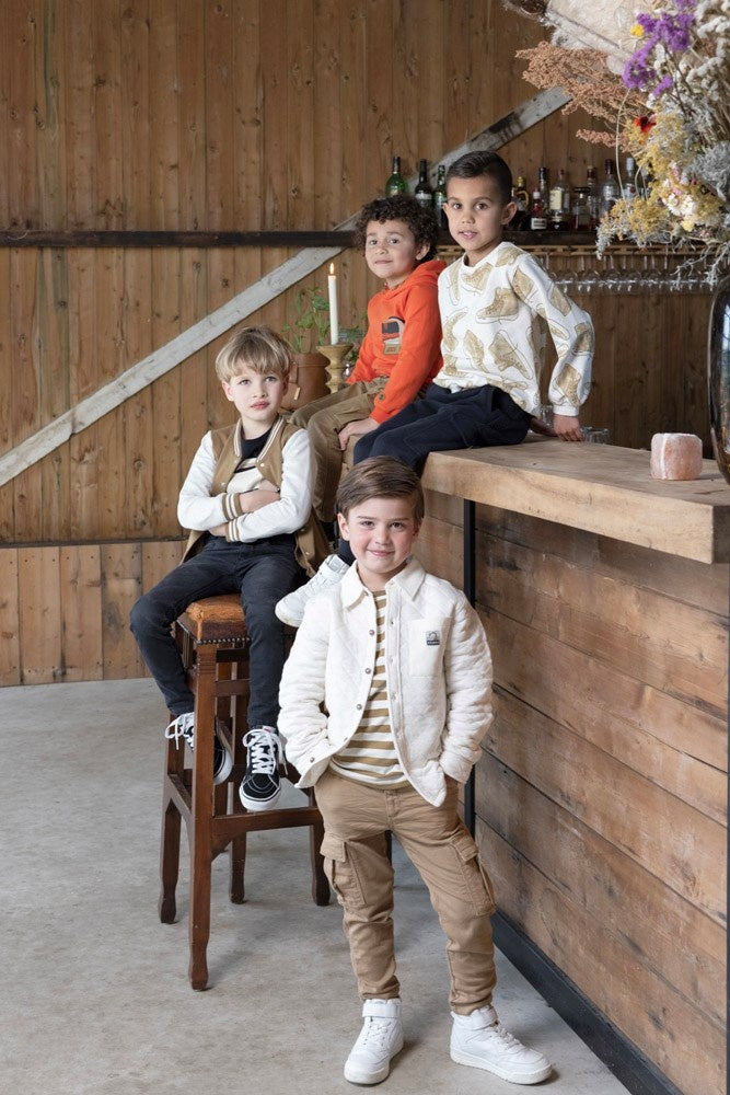 Overhemd Offwhite melange - Jump For Joy