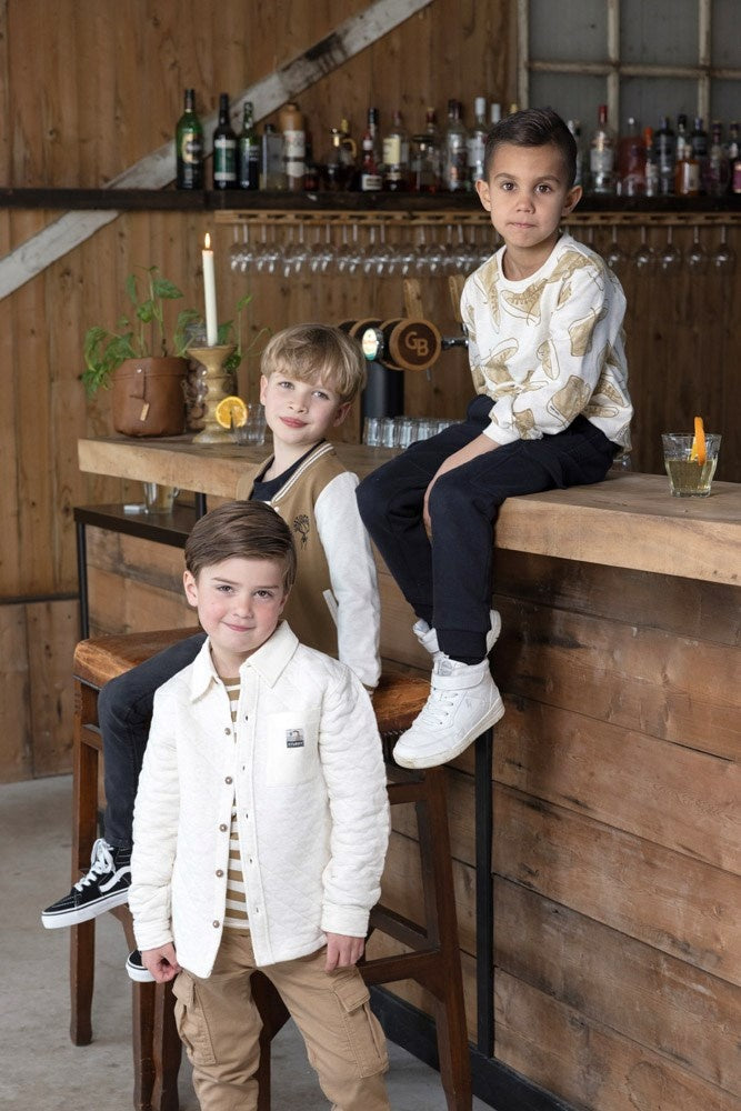 Overhemd Offwhite melange - Jump For Joy