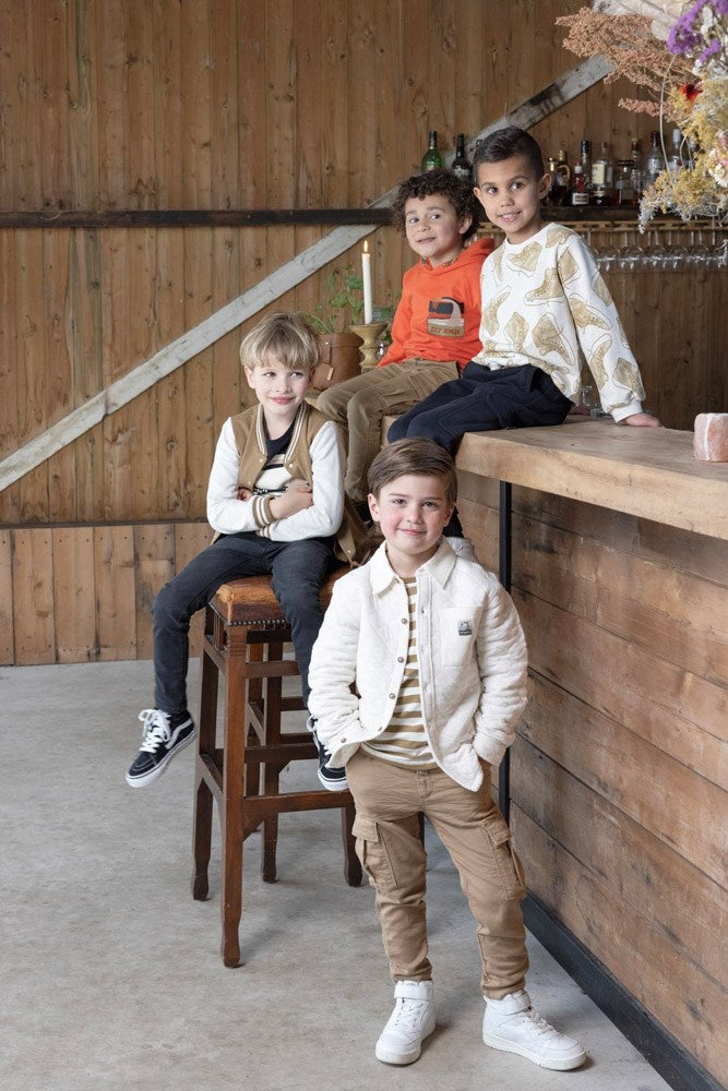 Overhemd Offwhite melange - Jump For Joy