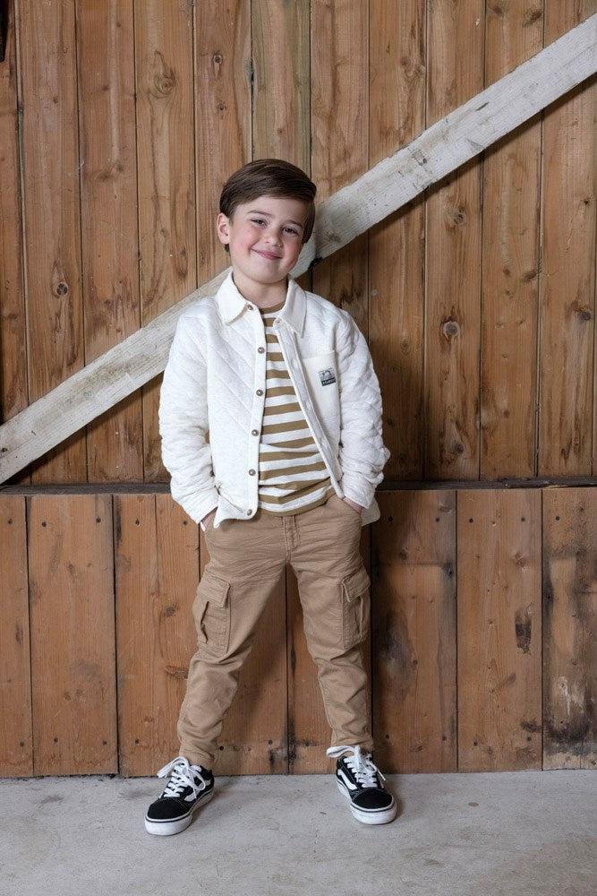 Overhemd Offwhite melange - Jump For Joy