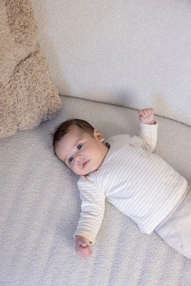 Longsleeve streep Offwhite - Dear Autumn