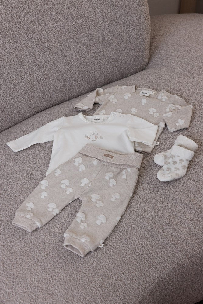 Broek AO Taupe melange - Dear Autumn