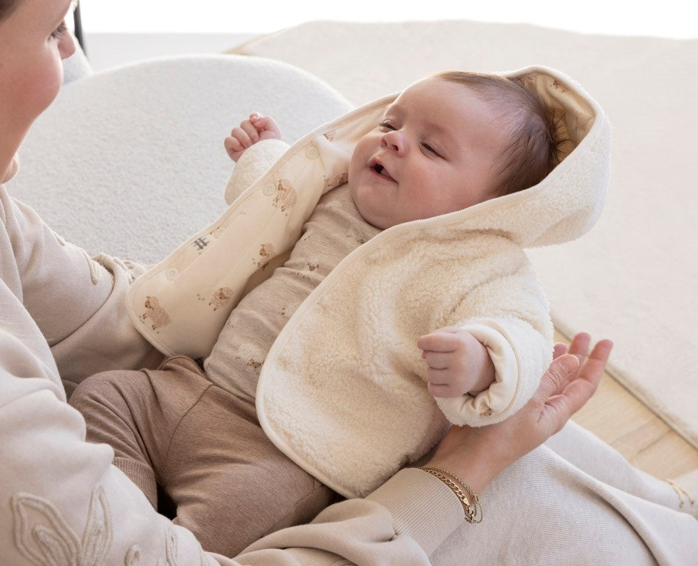 Longsleeve Taupe melange - Sleepy Sheepy