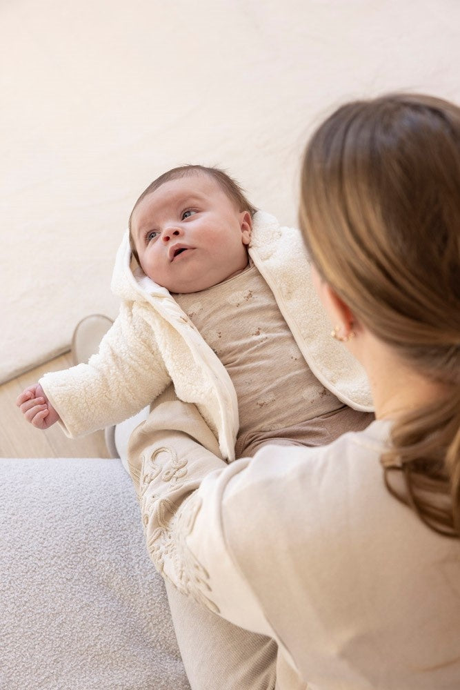 Longsleeve Taupe melange - Sleepy Sheepy