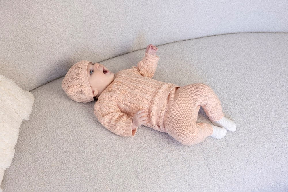 Broek gebreid Roze - The Knits