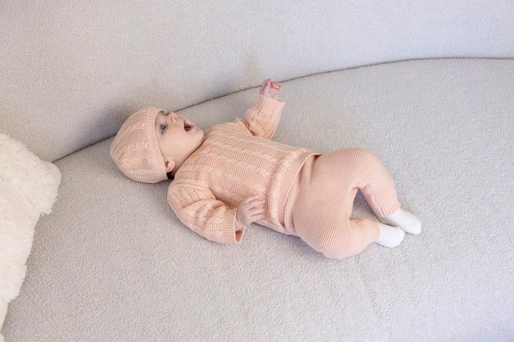 Broek gebreid Roze - The Knits