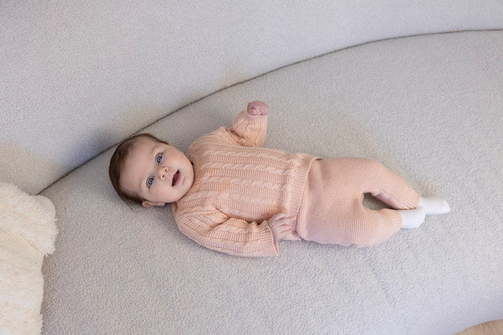 Broek gebreid Roze - The Knits