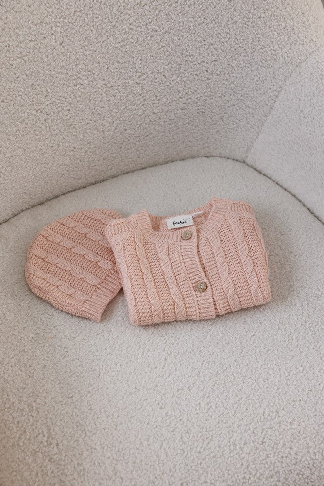 Vestje gebreid Roze - The Knits