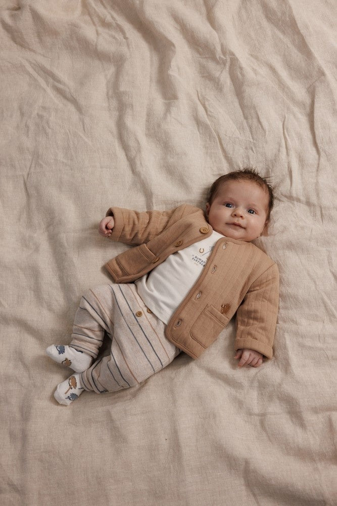 Broek streep Taupe melange - Howdy