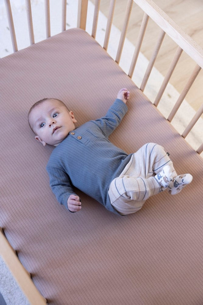 Longsleeve rib Blauw - Howdy