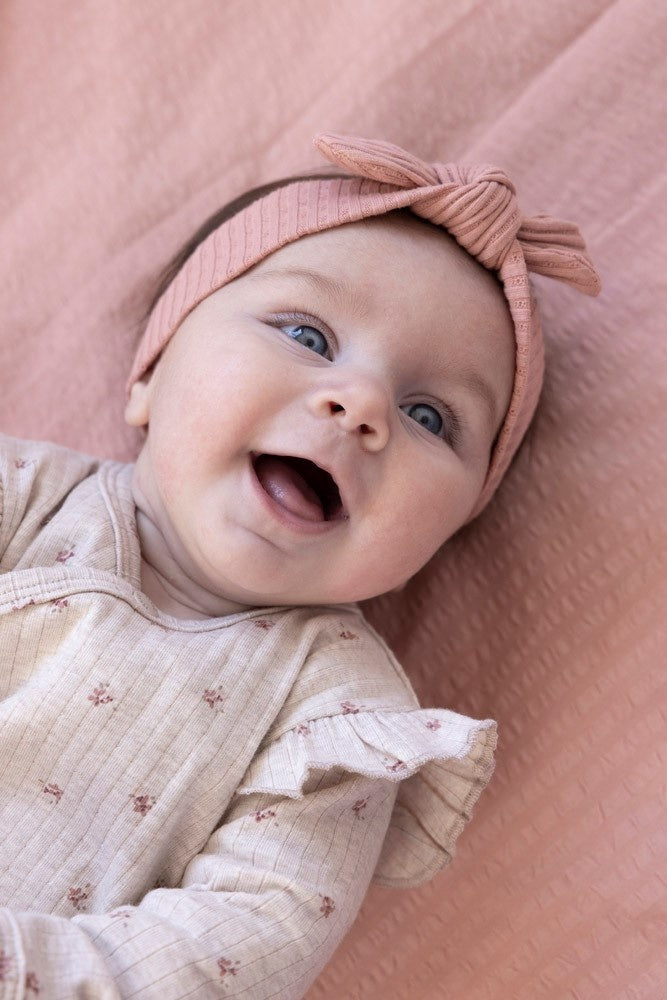 Overslagshirt rib Taupe melange - Morning Sun