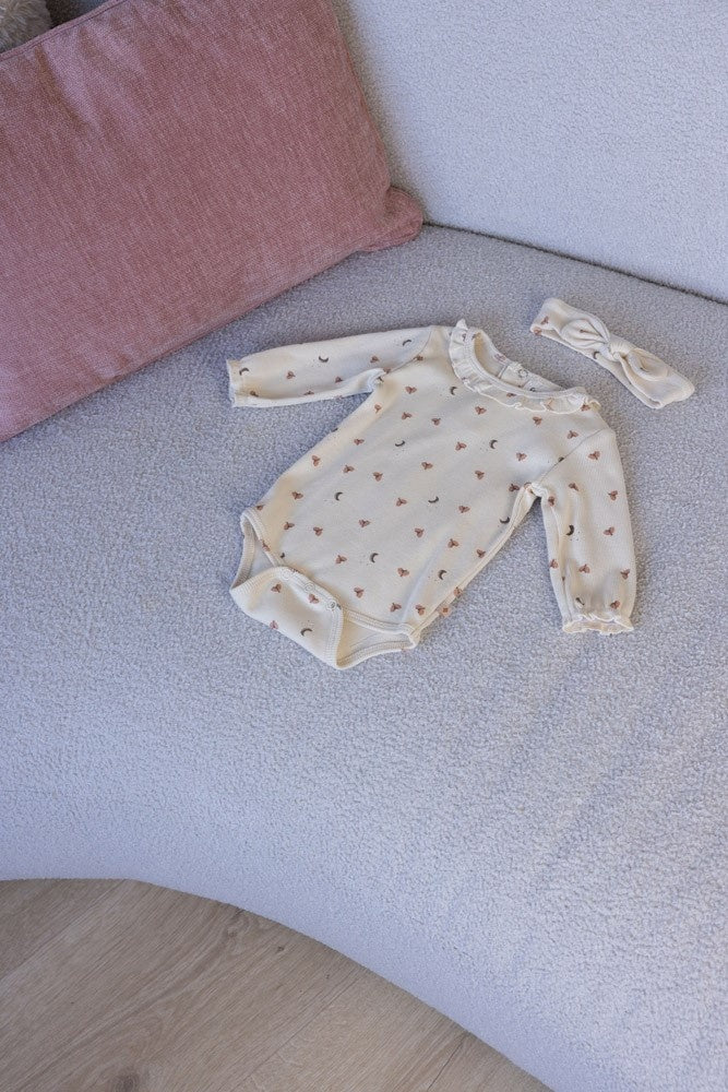 Romper rib Offwhite - Dancing In The Moonlight