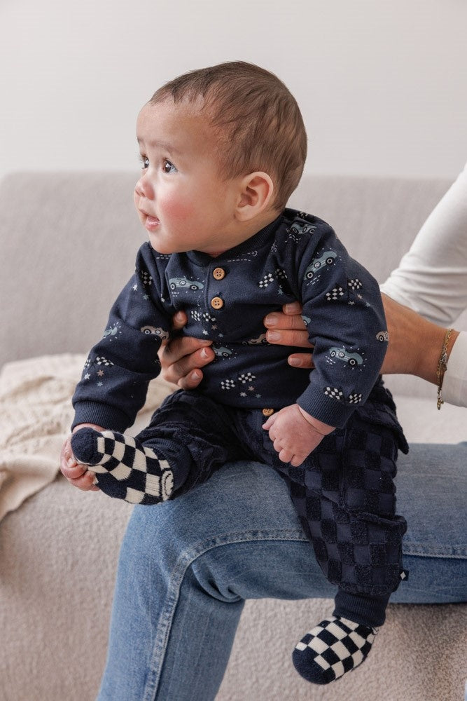 Kariere Hose Frottee Marine - Let's Go!