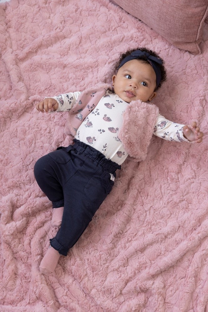 Fake fur gilet Roze - Swanlake