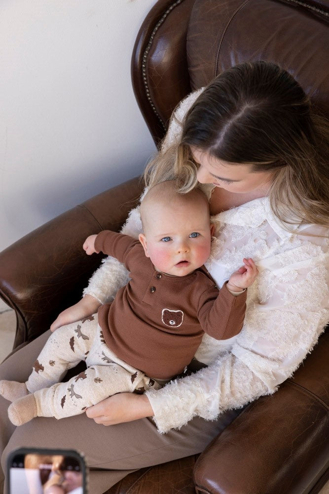 Broek Taupe melange - Wild World