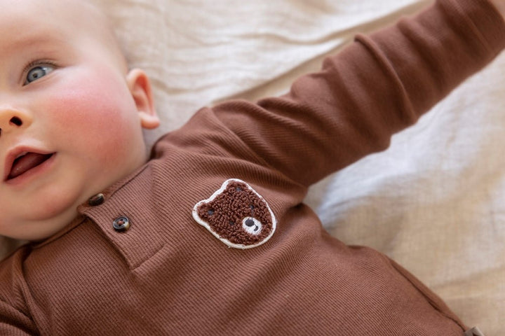 Longsleeve rib Bruin - Wild World