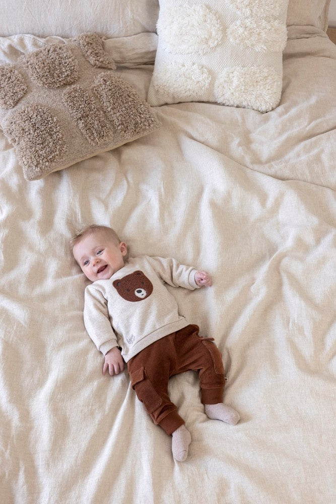 Sweater Taupe melange - Wild World